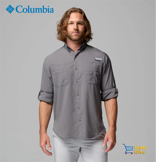 Camisa Columbia Tamiami Manga Larga