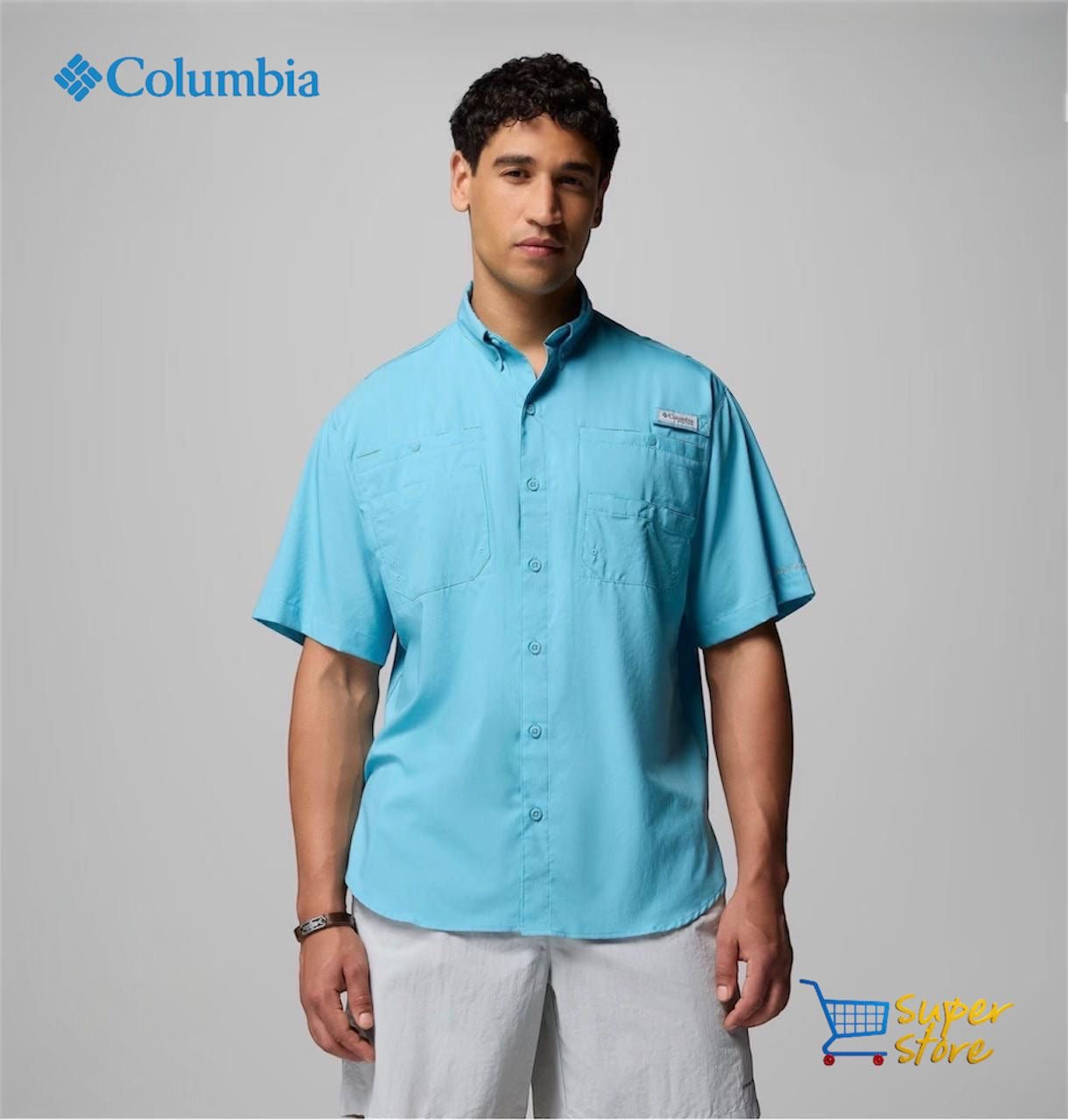 Camisa Columbia Tamiami manga corta