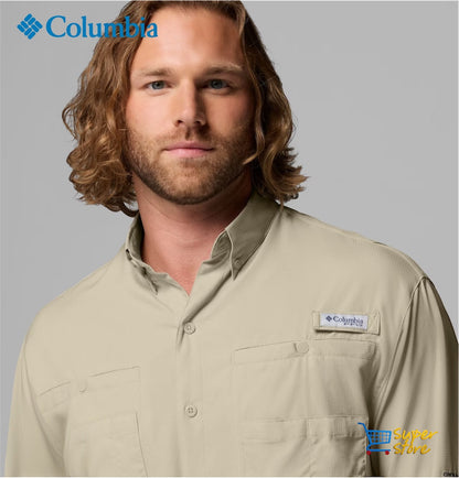 Camisa Columbia Tamiami manga larga